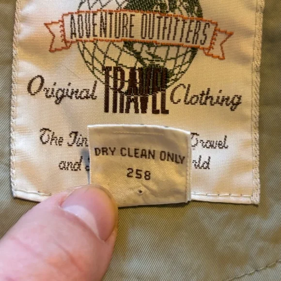 Vintage Banana Republic Men’s Green Trench Raincoat - size S - Picture 12 of 12